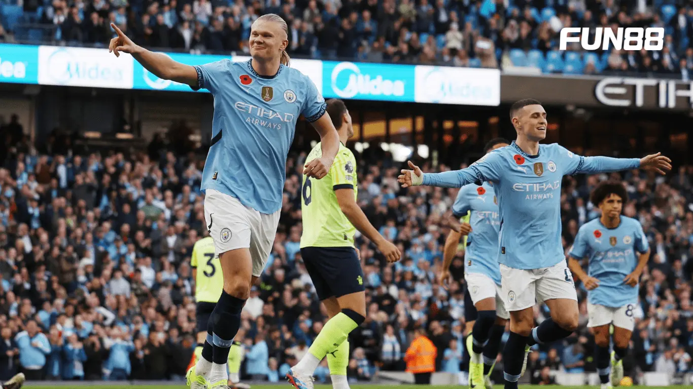 Chiến thắng gần như nghiêng hoàn toàn về phía đoàn quân Man City của Pep Guardiola