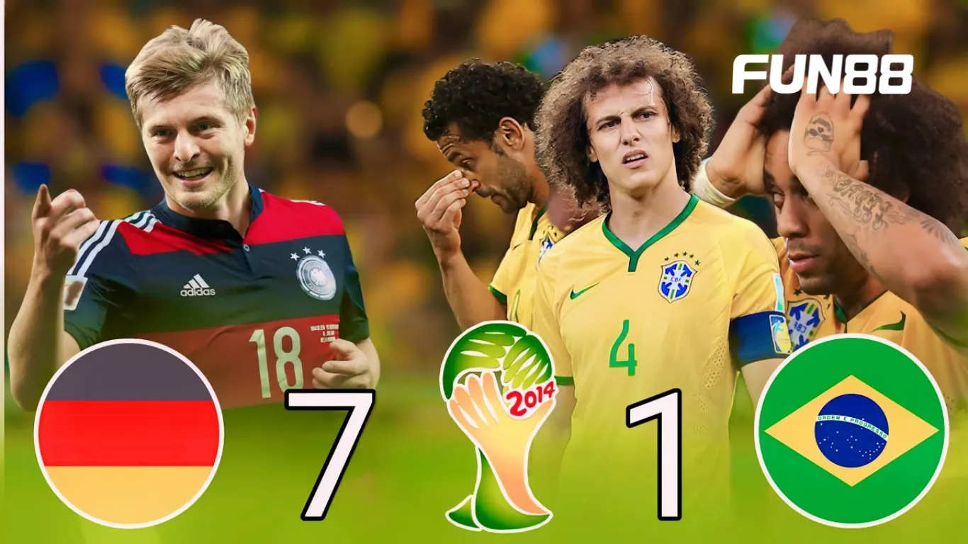Brazil thất bại 1-7 trước Đức tại World Cup 2014