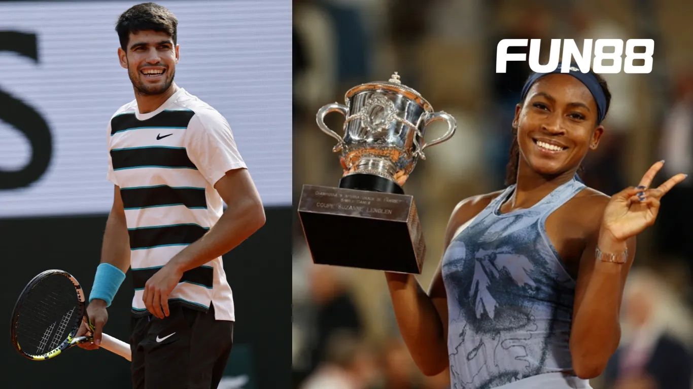 Carlos Alcaraz (đơn nam) và Coco Gauff (đơn nữ) vô địch Roland Garros 2025