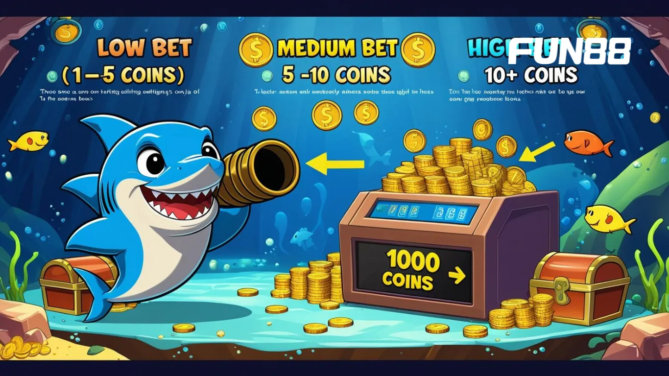 Lựa chọn mức cược phù hợp với lượng xu đang có để quản lý xu hiệu quả