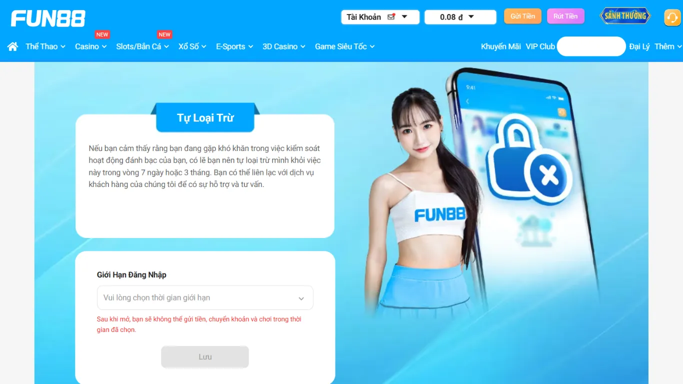 Sử dụng chế độ tự loại trừ khi bạn cảm thấy mất kiểm soát bản thân