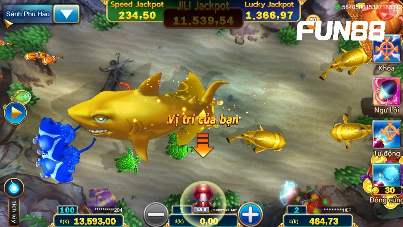 Săn thưởng cực khủng với Bắn cá Nổ hũ JILI tại FUN88