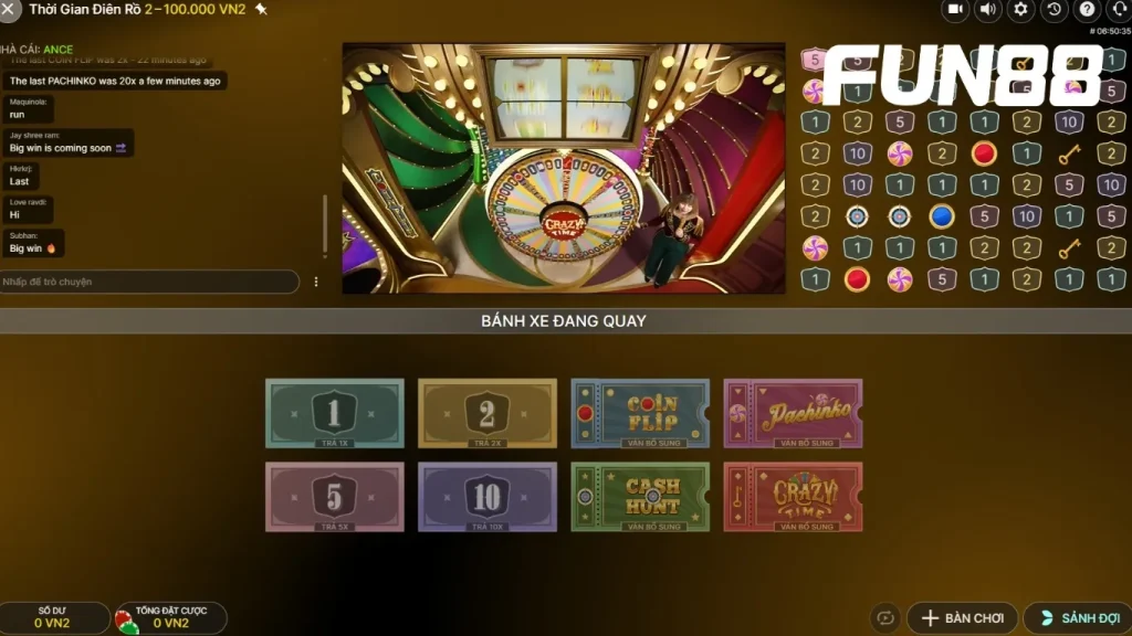 Cách Chơi Crazy Time Luôn Thắng