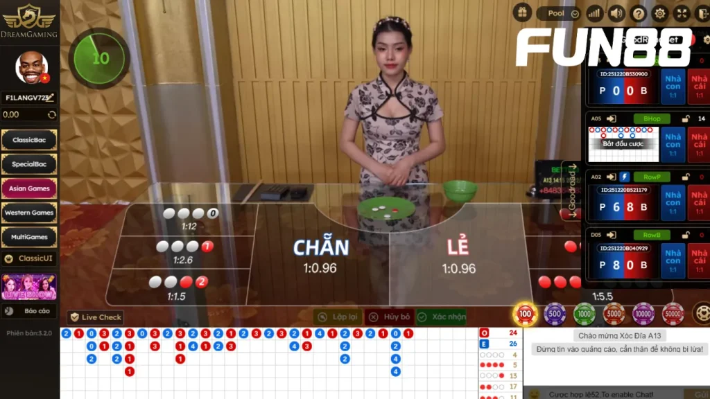 Kinh nghiệm soi cầu xóc đĩa online chuẩn xác tại FUN88