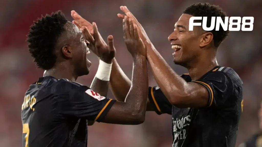 Hai ngôi sao trẻ Rodrygo và Vinicius Junior